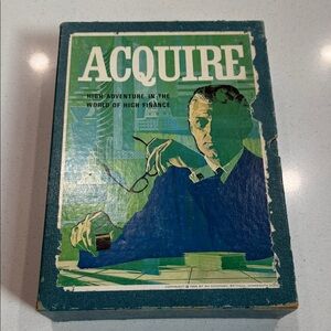 Acquire Board Game - Green and Blue